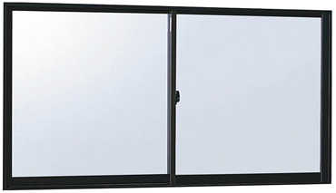 アルミサッシ YKK フレミング 半外付 引違い窓 W1690×H970 （16509）単板