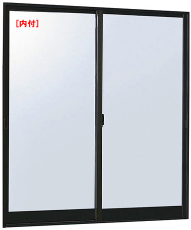 アルミサッシ YKK フレミング 内付 引違い窓 W1690×H2030 （16520）単板