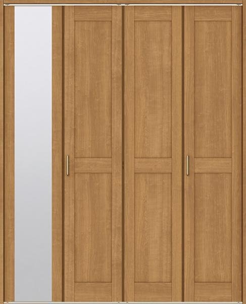 室内建具 ＬＩＸＩＬ クローゼット折れ戸 W1824×H2023 （1820） LAC ミラー付き ４枚建　「ラシッサS　Crea」
