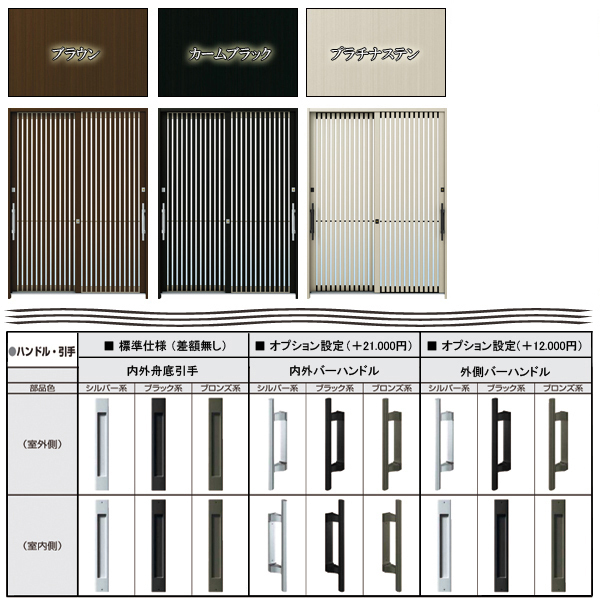 アルミサッシ YKK 玄関引戸 れん樹 C04A 内付 ランマ通し 単板_画像2