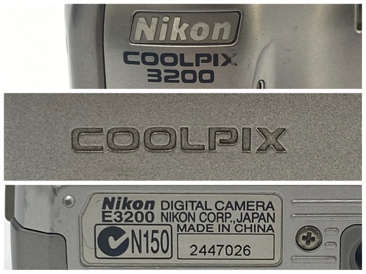 1円～/Nikon/ニコン/COOLPIX/クールピクス/E3200/箱・付属品付/デジタルカメラ/デジカメ/シャッターOK/通電確認済/難あり/ジャンク/HM063_画像8