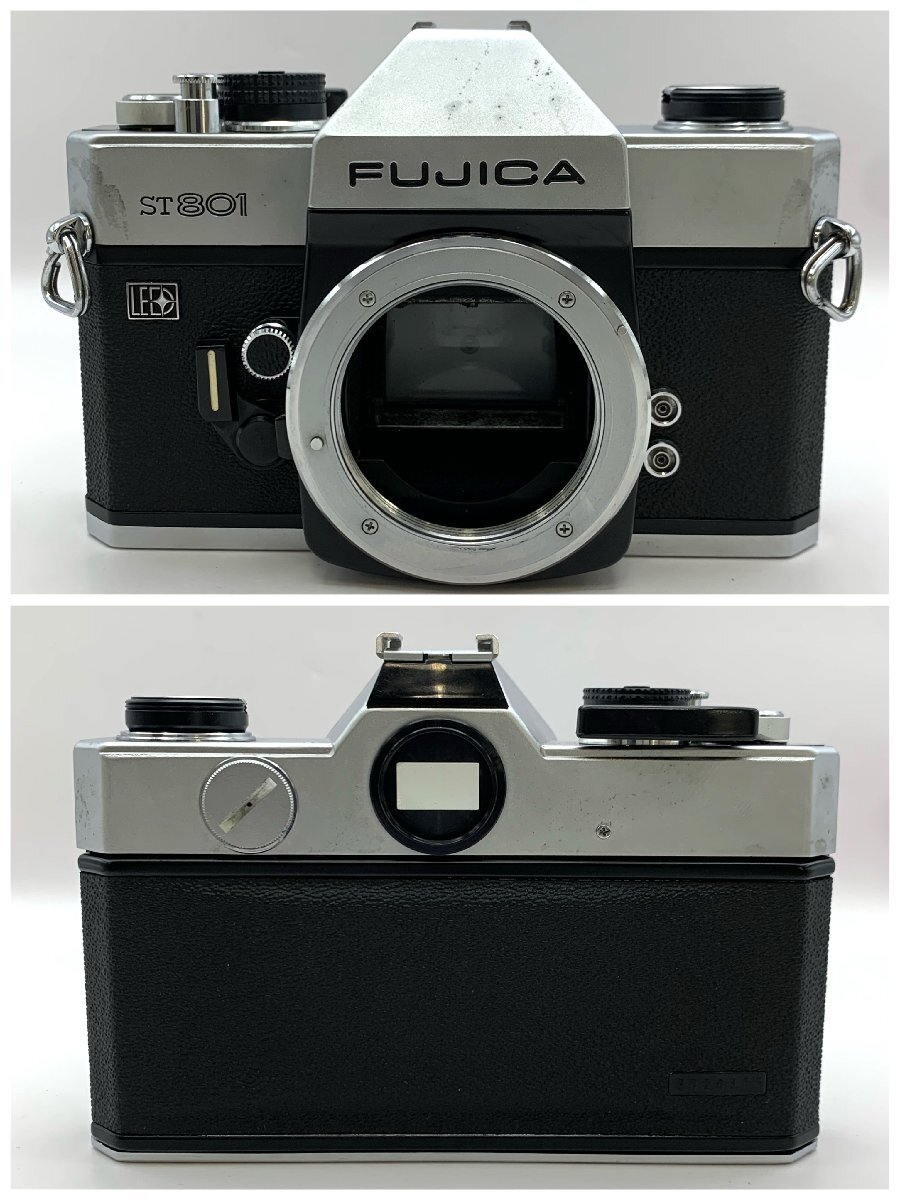 1円～/FUJICA/フジカ/ST801/LED/レンズ付/EBC/FUJINON/55mm/F1.8/フィルムカメラ/一眼レフ/シャッターOK/通電確認済/ジャンク/I074_画像2