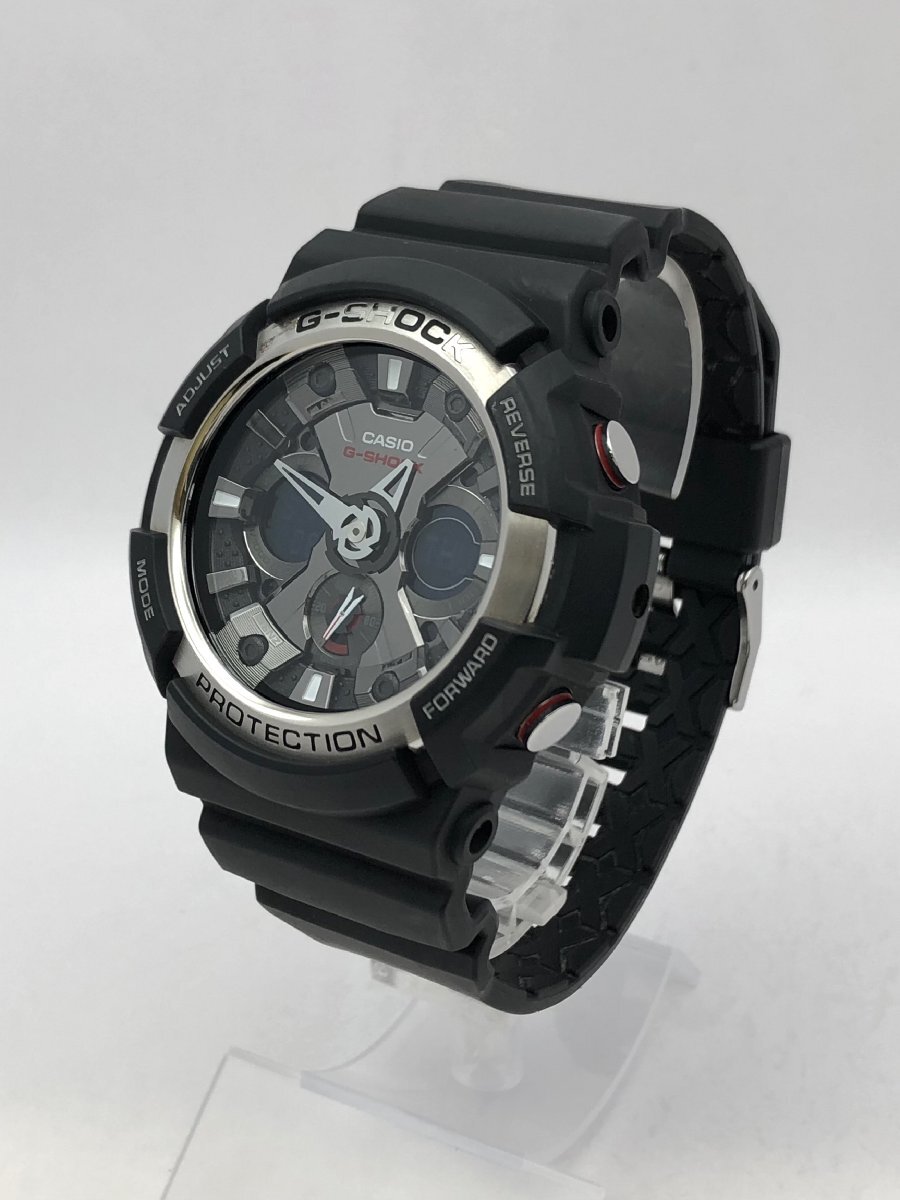 1円～/CASIO/カシオ/G-SHOCK/Gショック/SHOCK RESIST/GA-200/デジアナ/20BAR/クォーツ/メンズ腕時計/稼動品/ジャンク/T102_画像1