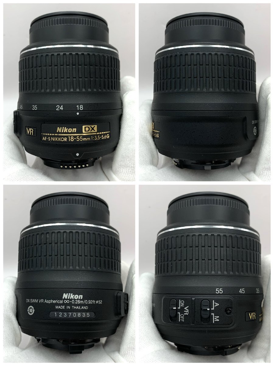 1円～/Nikon/ニコン/AF-S/DX/NIKKOR/18-55ｍm/F3.5-5.6G/VR/レンズ/一眼カメラ用/AF/オートフォーカス/動作確認済/ジャンク/I207_画像4