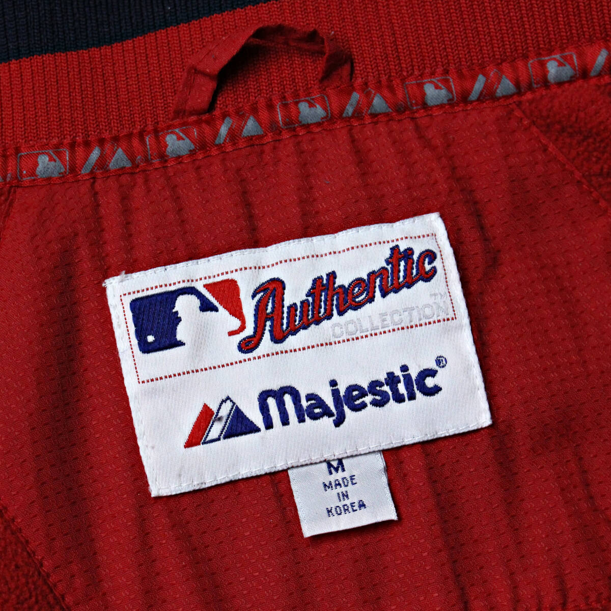 Majestic MLB CARDINALS カージナルス 防寒 スタジャン ブルゾン Mサイズ マジェスティック オーセンティックコレクション 野球 の画像9