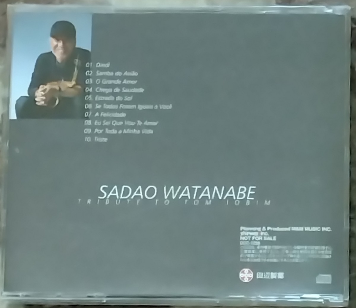 サックス曲 非売品CD☆渡辺貞夫 TRIBUTE TO TOM JOBIM SADAO WATANABE トリビュート トム ジョビンの画像3