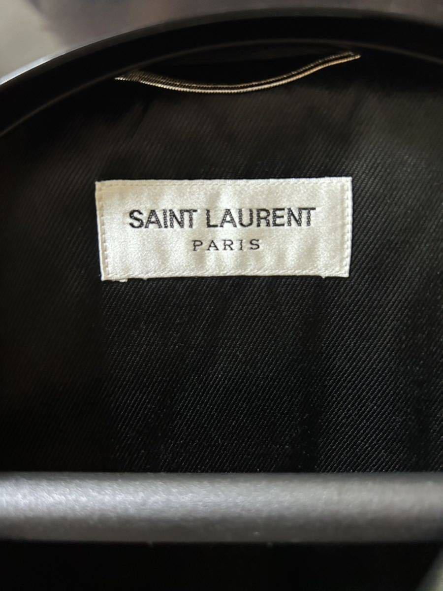 SAINT LAURENT (サンローラン) ダブル ライダース ジャケット BLACK (ブラック) 美品！　UP53 2018 00608 L010 484284 Y5YA2 1000_画像3