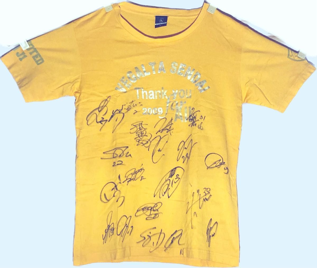 ベガルタ仙台 2009 サイン入り記念Tシャツ