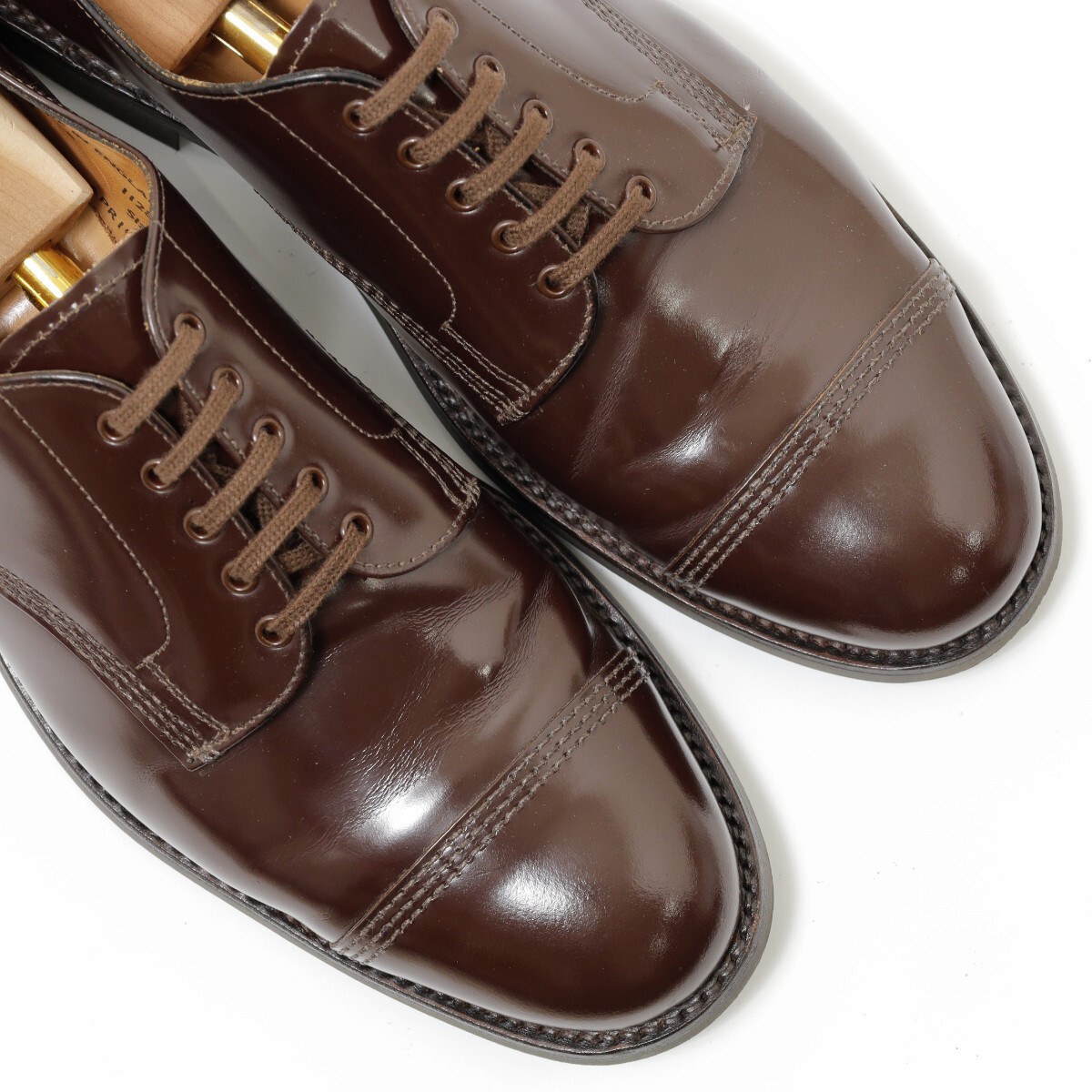 SANDERS Military Collection Military Derby Shoe 1128R 8/26.5cm 外羽根式ストレートチップ サンダース ミリタリーコレクション_画像2