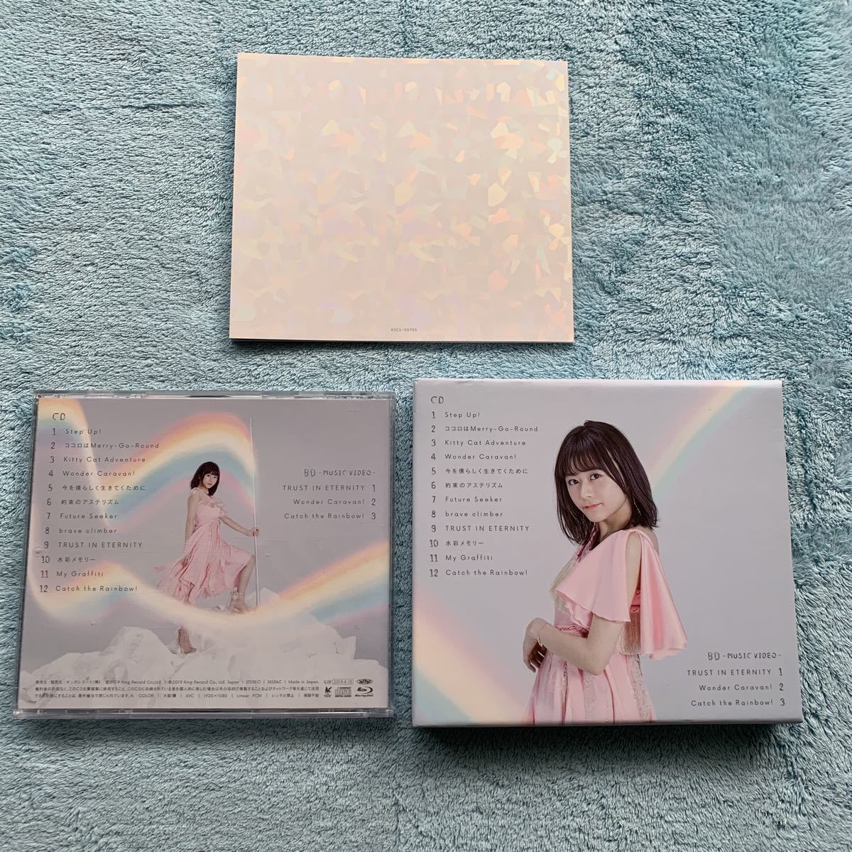 水瀬いのり　3rdアルバム Catch the Rainbow! 【初回限定盤】 CD+Blu-ray トレカ付き　ミナカ_画像3