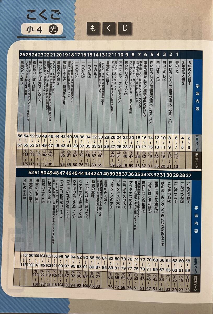 ●塾用教材 ワーク 国語 光村図書 小4　④_画像4