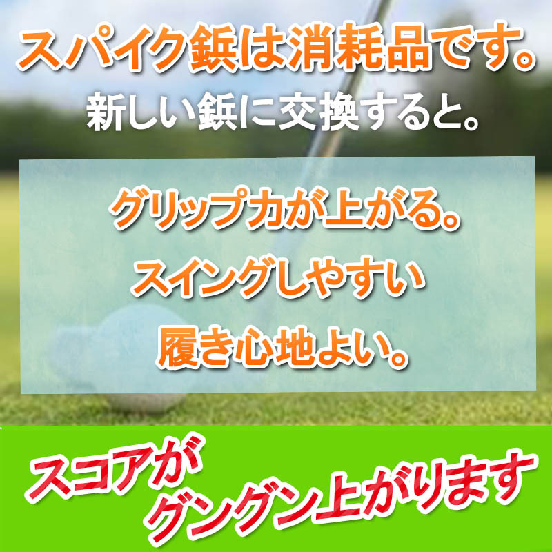 ゴルフ スパイク 鋲 ゴルフ シューズ ソフトスパイク ゴルフスパイク FTS3.0 Tri-LOK トライロック TOURLOCK 28個 スパイクレンチ付き 付替_画像2