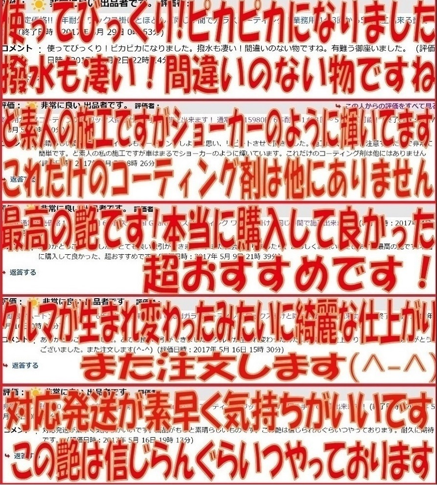 ブラックキングを超えた! 2024年NEW! 5年被膜 業務用100％濃度 次世代 低分子オリゴマー系 硬化ガラスコーテイング ロイヤルガード _画像10