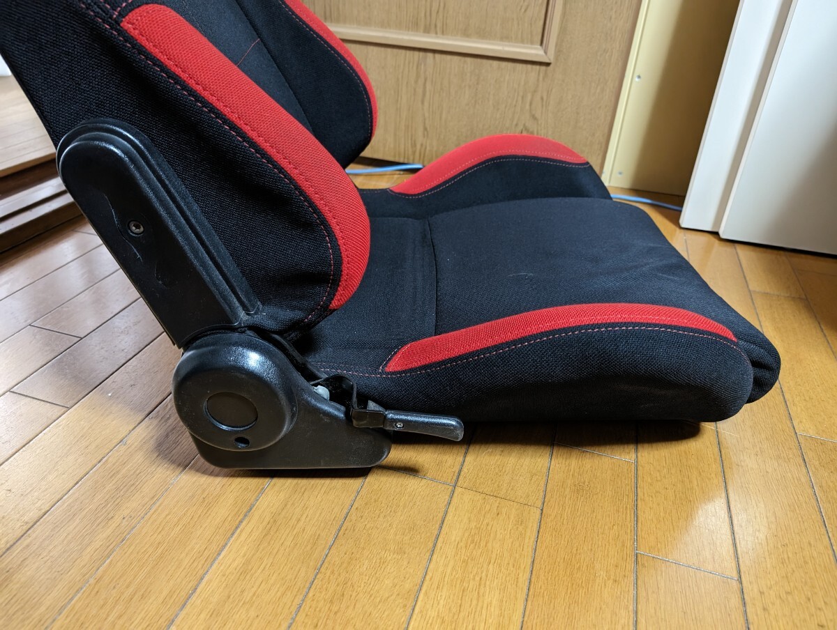 【MK】 DXRACER ディーエックス リクライニングシート 運転席用 底止めタイプ ゲーミングチェアの上のシート セミバケットシート 汎用の画像5