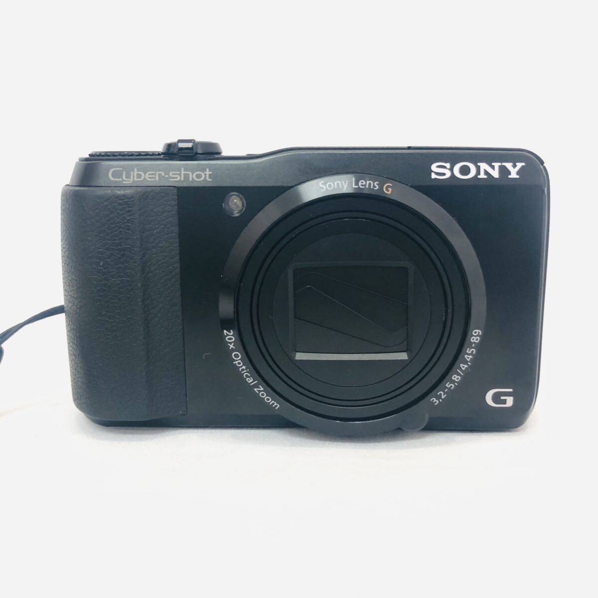 1円 シャッター確認済み SONY ソニー Cyber-Shot サイバーショット DSC-HX30V コンパクト デジタルカメラ デジカメ ブラック _画像2