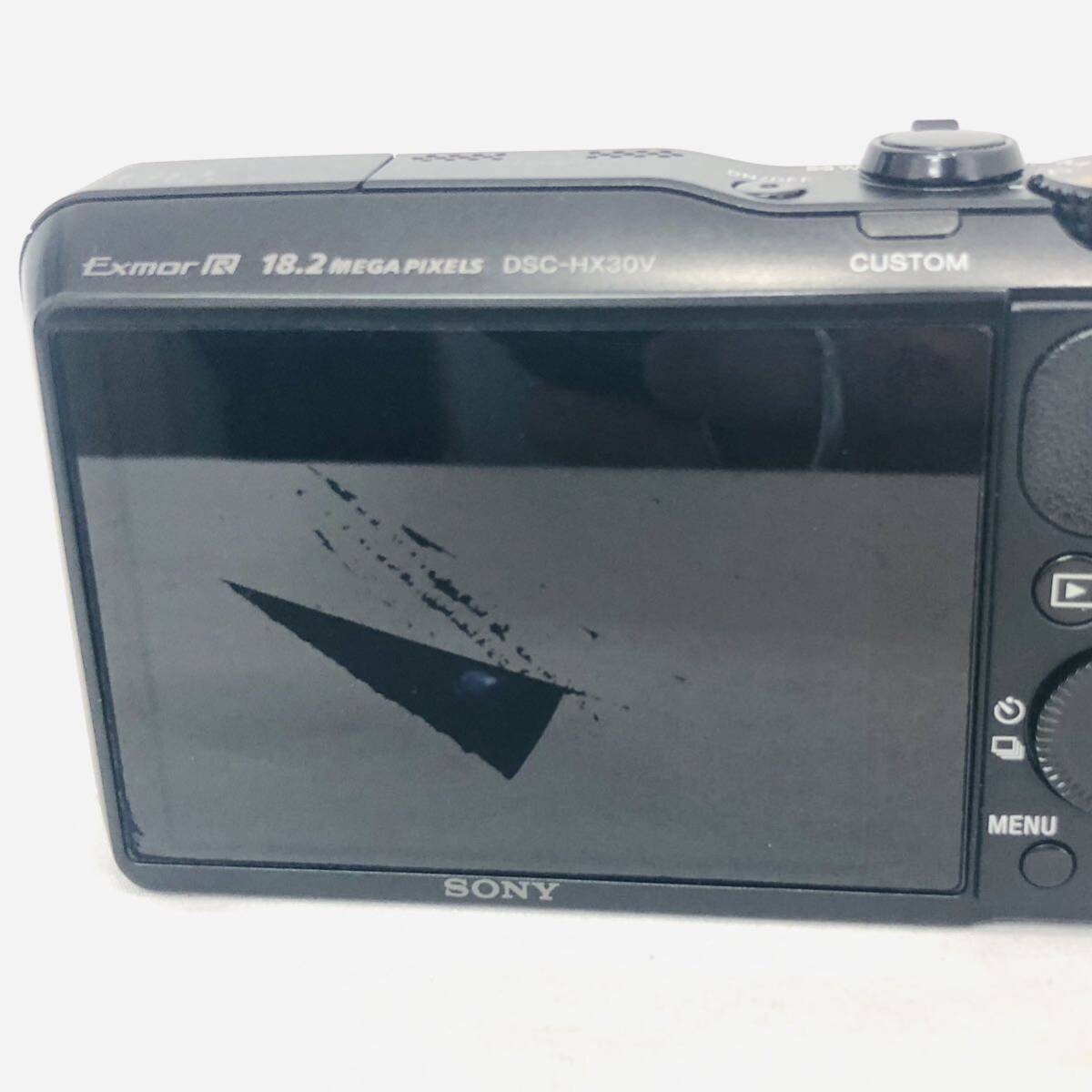 1円 シャッター確認済み SONY ソニー Cyber-Shot サイバーショット DSC-HX30V コンパクト デジタルカメラ デジカメ ブラック _画像7