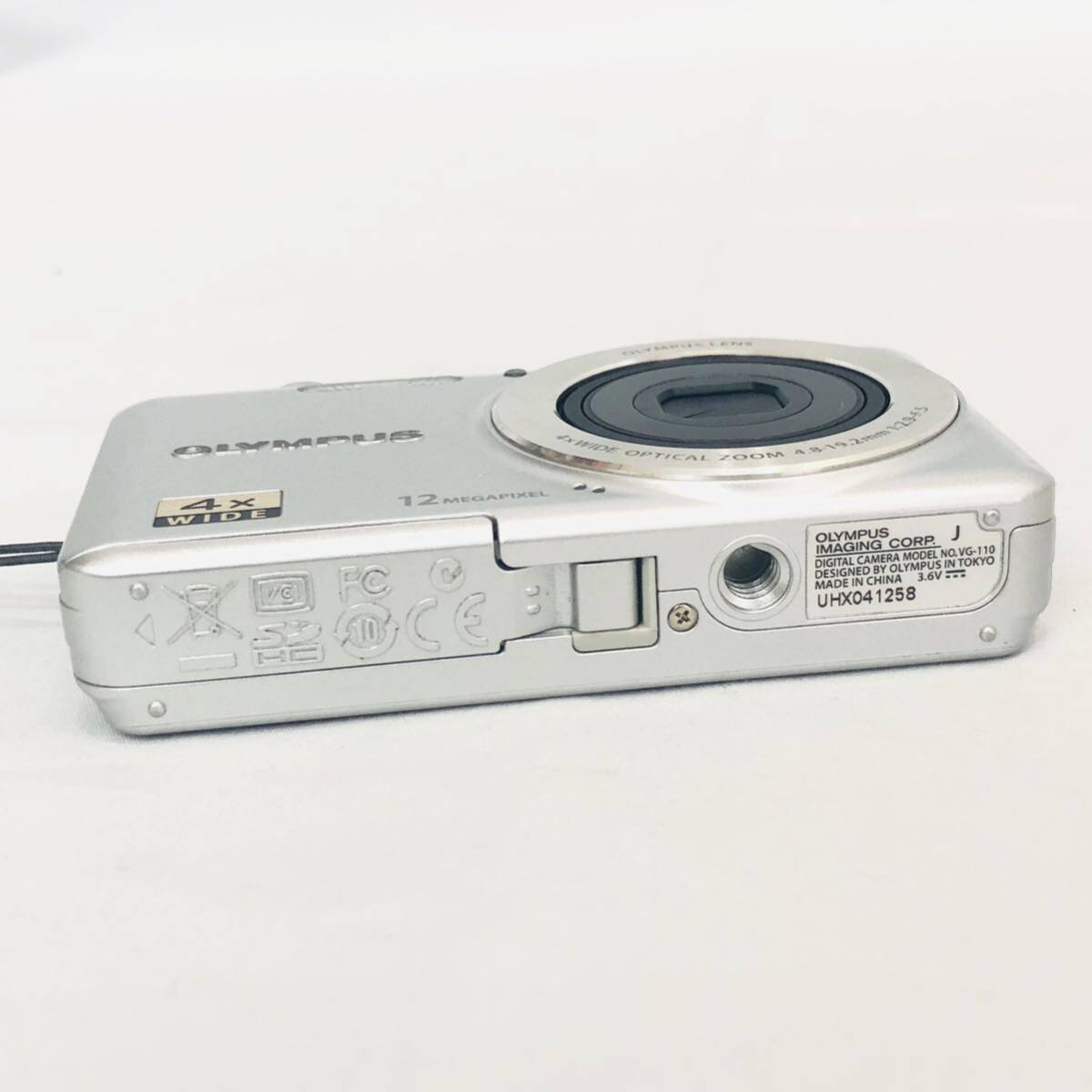 1円 シャッター確認済み OLYMPUS オリンパス VG-110 シルバー コンパクト デジタルカメラ デジカメ の画像8