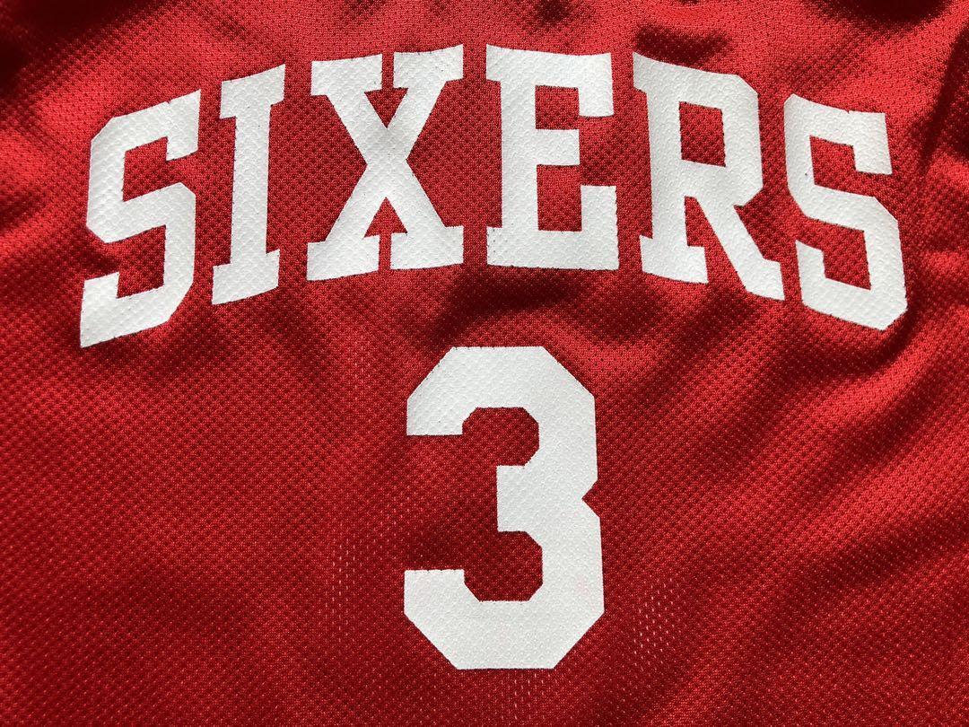 【美品】 NBA SIXERS ★IVERSON ＃3 アレン・アイバーソン 76ers シクサーズ ★adidas アディダス ジュニア ユニフォーム ジャージの画像4