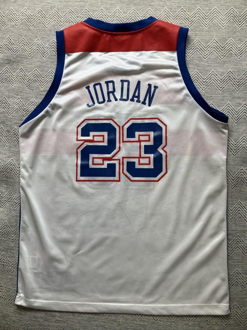 NBA JORDAN ＃23 マイケル・ジョーダン　ワシントン・ブレッツ reebok　リーボック製 ユニフォーム バスケ ジャージ　シャツ　レブロン_画像3