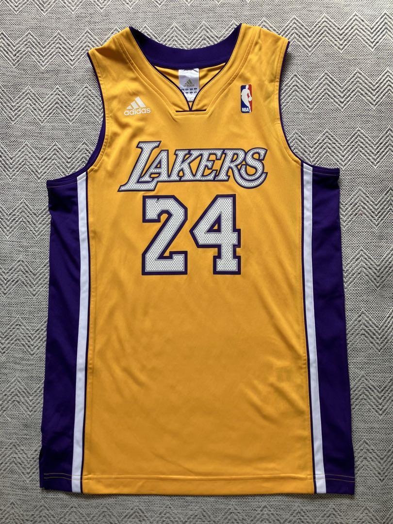 【良品】 NBA コービー・ブライアント BRYANT ＃24 LAKERS ロサンゼルス・レイカーズ ★adidas アディダス ジュニア ユニフォーム ジャージ