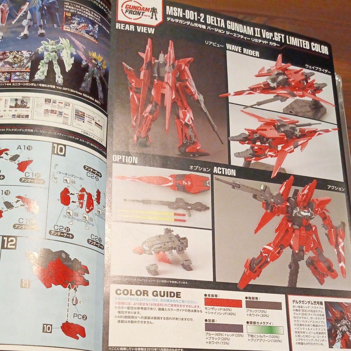 ガンダムフロント東京限定 HGUC 1/144 MSN-001-2 デルタガンダム弐号機 