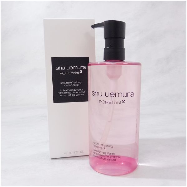 【未使用品】 shu uemura シュウウエムラ フレッシュ クリア サクラ クレンジング オイル 450mL サクラの香り ⑤の画像1