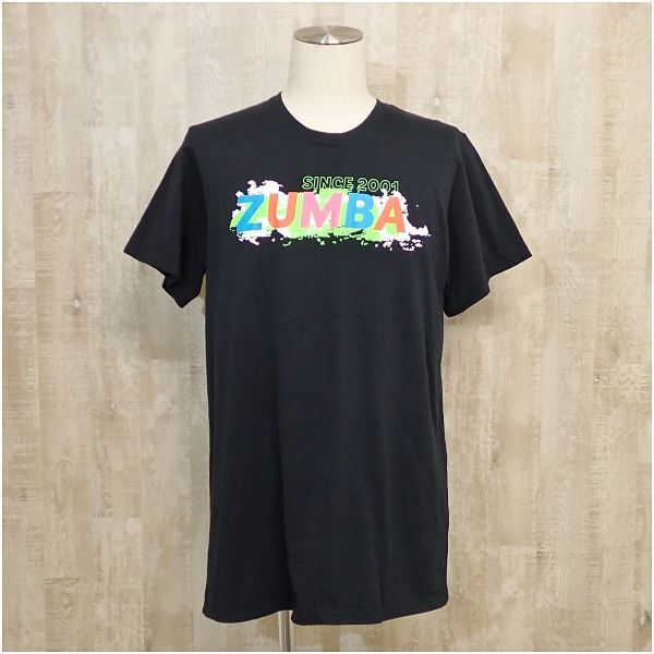 ZUMBA ズンバ Since 2001 Tee 半袖Tシャツ M/L ブラック_画像1