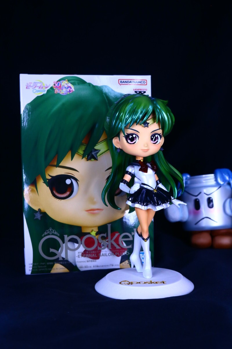 1円 エターナル セーラープルート ETERNAL SAILOR PLUTO Qposket 美少女戦士セーラームーン Cosmos リペイント フィギュア デフォルメ_画像9