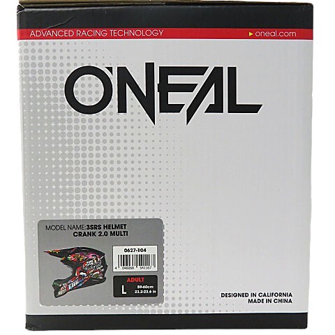 【格安】1,000円～ O'Neal オニール 3Series 2.0 Crank オフロード フルフェイスヘルメット ブラック系 サイズL PSCマーク無し [M4822] _画像10