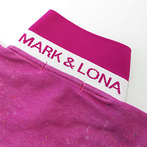 【格安】1,000円～ MARK&LONA マークアンドロナ 半袖ポロシャツ ピンク系 サイズM メンズ ゴルフウェア [M4827]_画像8