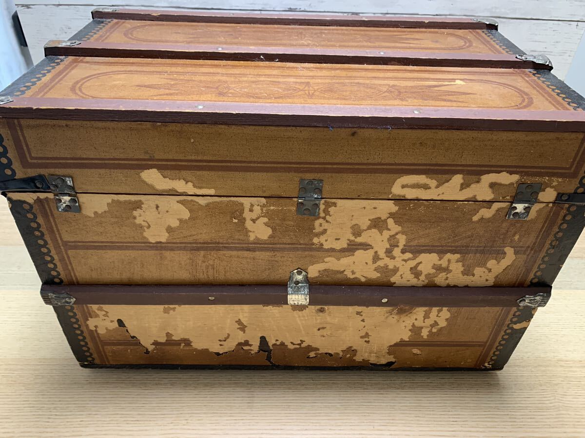 アンティーク 木箱 レトロ 収納 ボックス 宝箱 コレクション_画像6