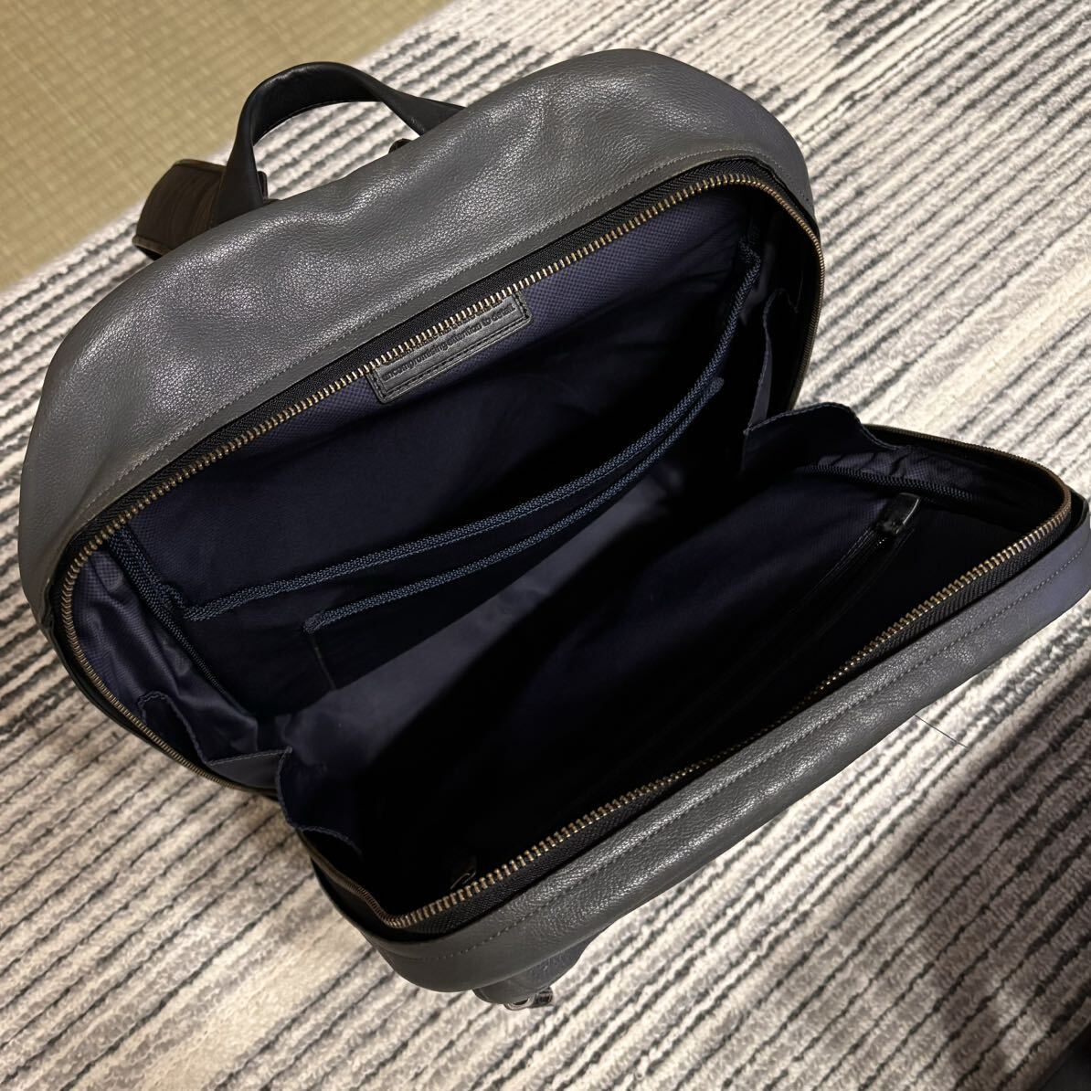 希少 TUMI リュック バックパック 68980IRN レザー_画像10