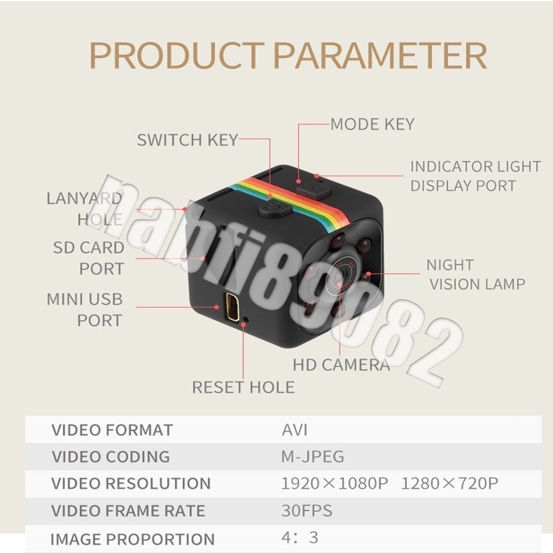 マル得◎ミニカメラHD1080PセンサーナイトビジョンカムコーダーモーションDVRマイクロカメラスポーツDVビデオ小型カメラ_画像10