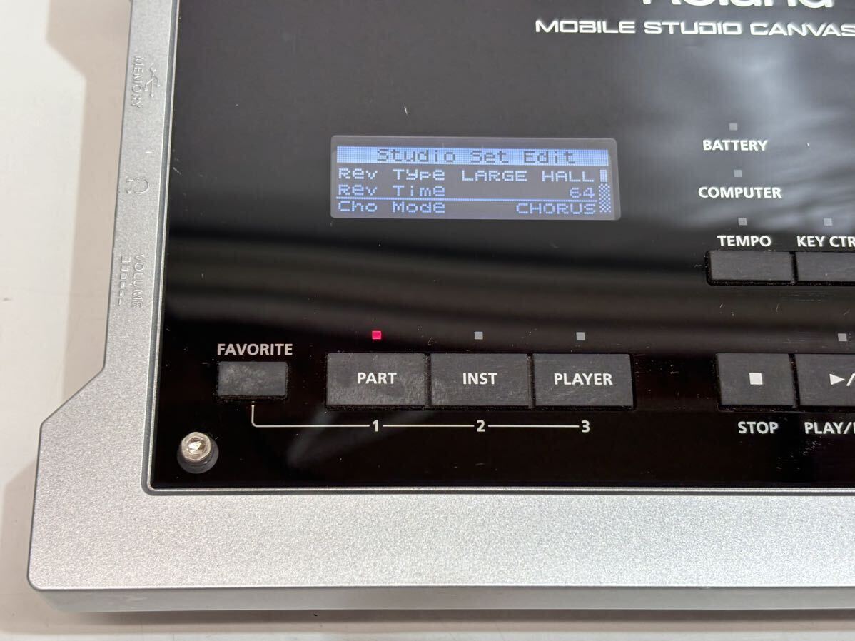 通電OK Roland Mobile Studio Canvas SD-50 オーディオインターフェース ジャンク扱_画像4