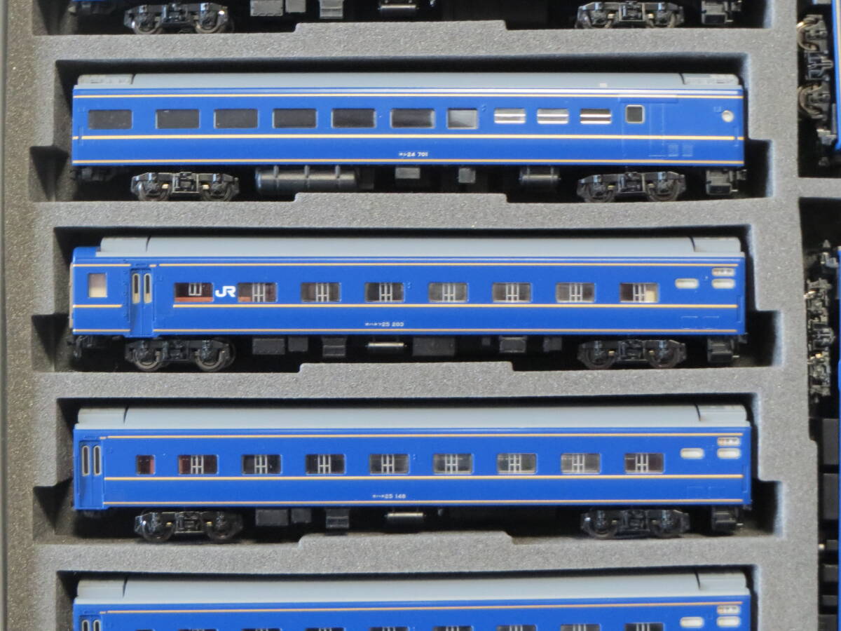(加工あり) TOMIX 98725他 JR 24系25形特急寝台客車(出雲1号・4号) 13両アソートセット_画像4
