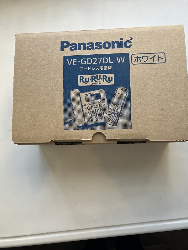  Panasonic telephone machine VE-GD27-W white unused goods guarantee equipped parent machine only 