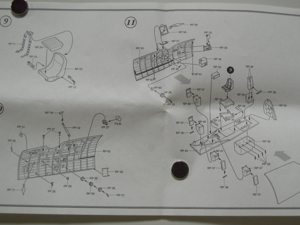 AIRES 1/48 Beaufighter TF Mk.X Cockpit set_画像8