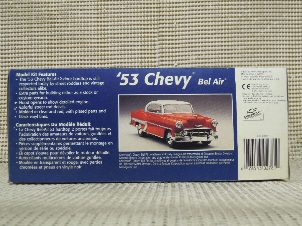 MONOGRAM 1/24 '53 Chevy Bel Air_画像2