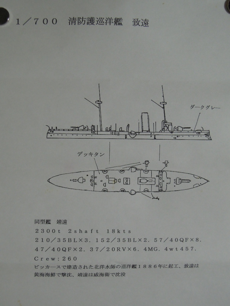 フェアリー企画 1/700 防護巡洋艦 到遠 日清戦争の画像6