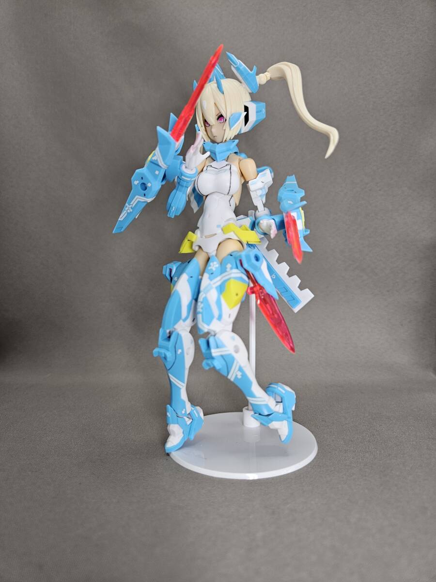 【完成品】コトブキヤ プラモデル メガミデバイス 朱羅 忍者 蒼衣「アスラ ニンジャ アオイ」_画像3