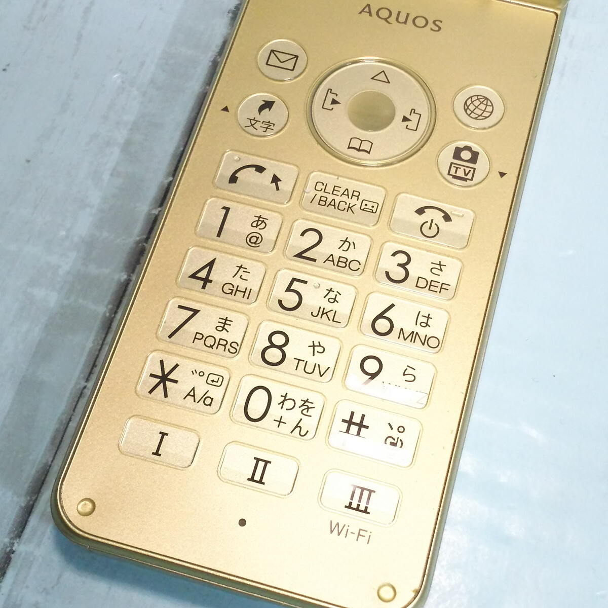 SoftBank AQUOS ケータイ2 601SH ゴールド 本体 白ロム SIMロック解除済み SIMフリー 340416_画像6