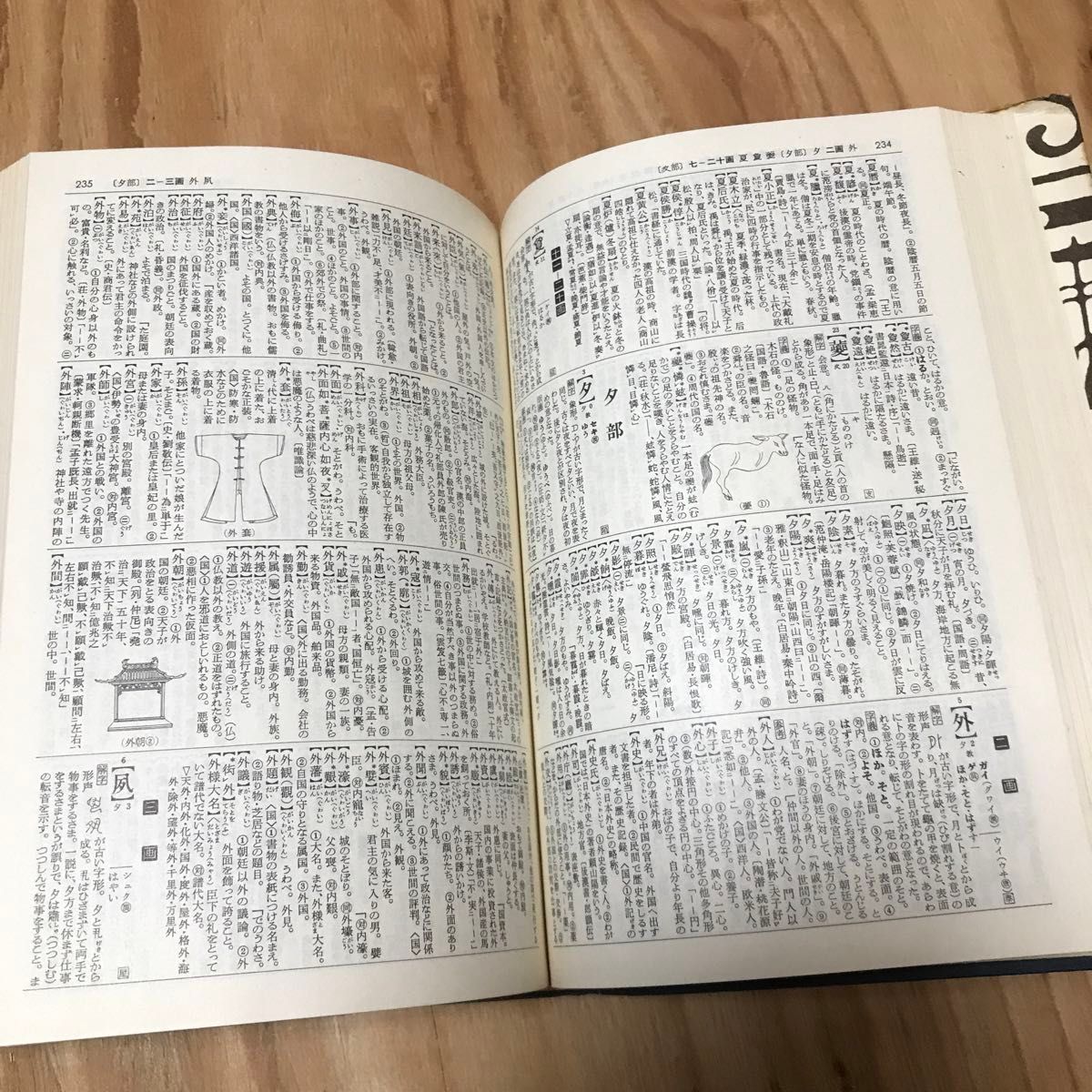 古本　角川書店 角川　漢和中辞典　昭和48年　　130版　貝塚茂樹 藤野岩友 小野忍