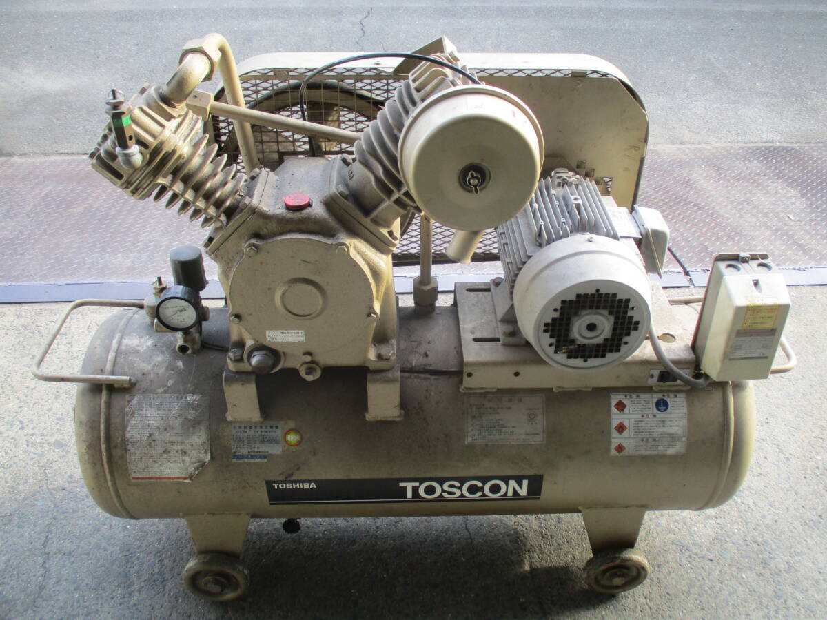 Yahoo!オークション - 東芝 TOSCON 小型空気圧縮機 エアー Yahoo!オークション - 東芝 TOSCON 小型空気圧縮機 エアー