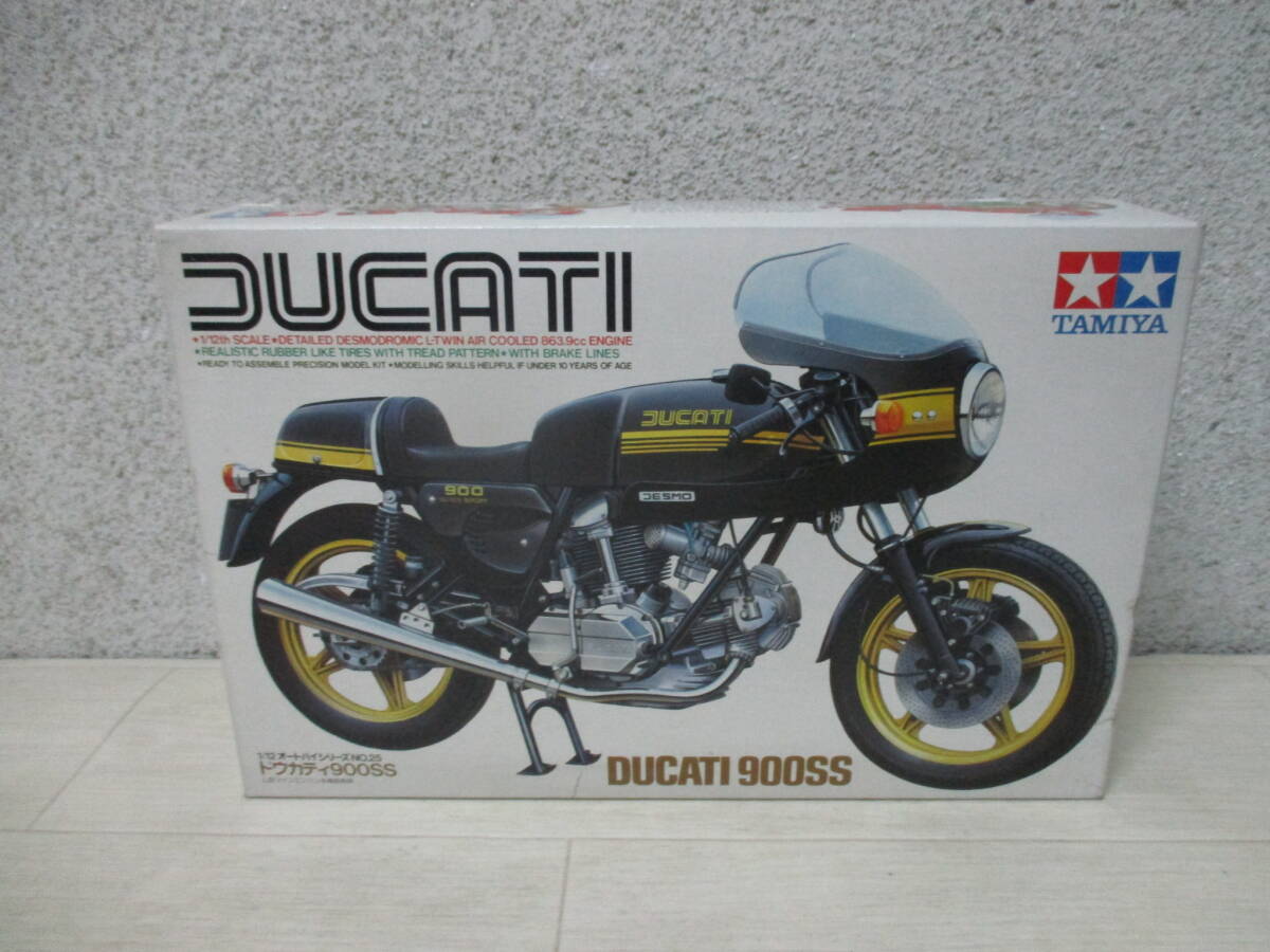  not yet constructed goods Tamiya 1/12 series Ducati 900SS No.25 TAMIYA DUCATI900SS plastic model 