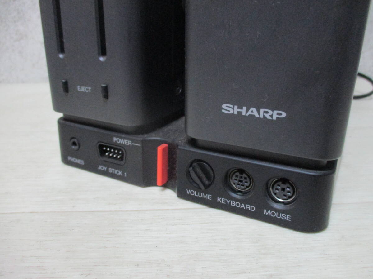 X68000 SUPER SHARP シャープ パソコン 本体 CZ-604C-TN ジャンクの画像3