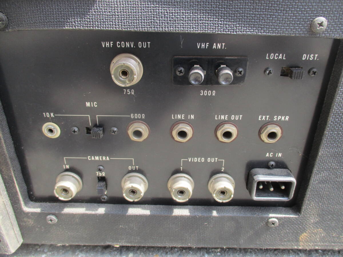 芝電気株式会社 オープンリールデッキ SHIBADEN SV-800H ビデオテープレコーダー ジャンクの画像7