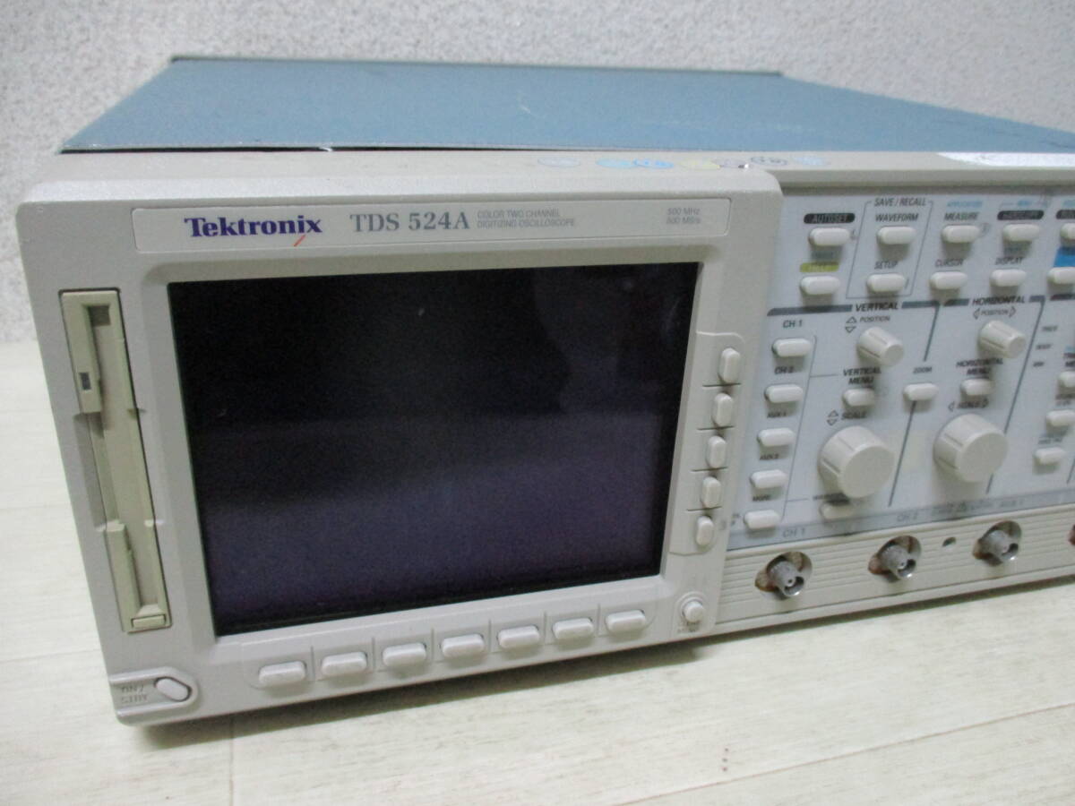 Tektronix テクトロニクス TDS524A 2ch 500MHz 500MS/s デジタイジング ジャンクの画像2