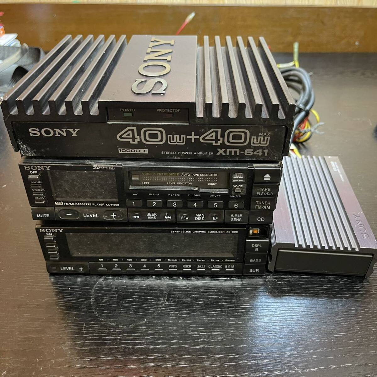 SONY XM-2020/XM-641/XK-R808/XE-808 ソニー カーステレオ SONY XM-2020/XM-641/XK-R808/XE-808 ソニー カーステレオ