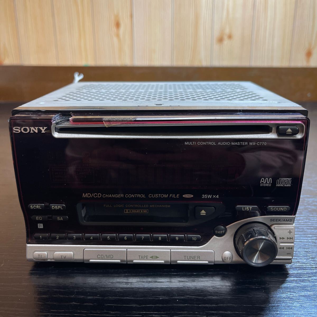  car stereo SONY WX-C770 12211 cassette FM/AM player 