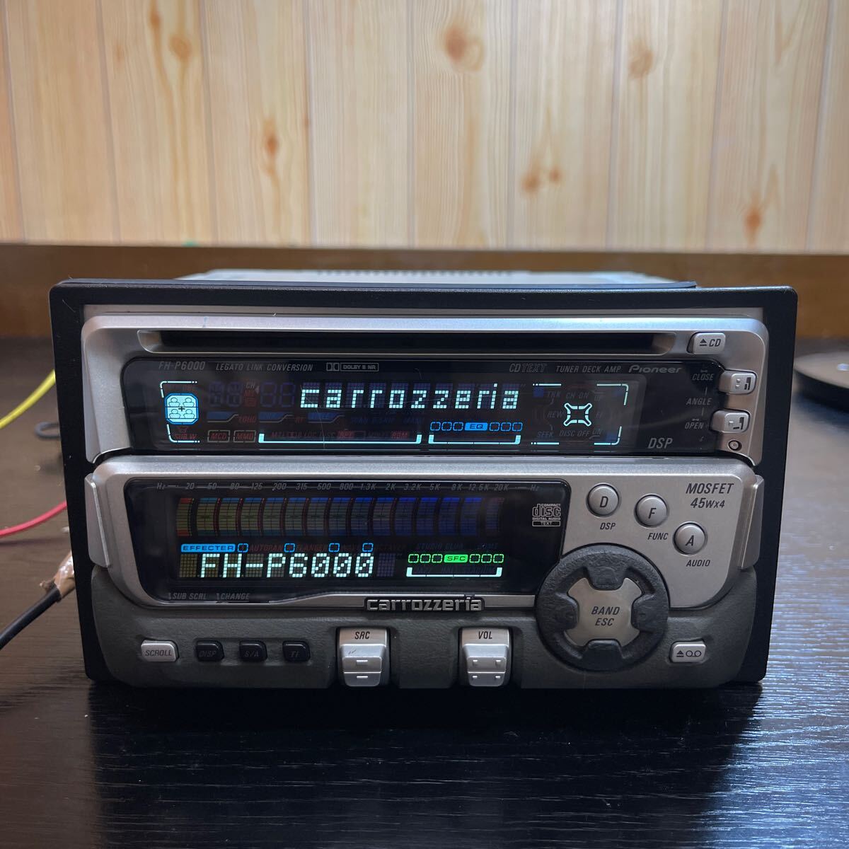 [psi] rare Carozzeria FH-P6000 IP-BUS correspondence CD* cassette main unit operation goods that time thing high so car JDMne okro valuable goods rare 